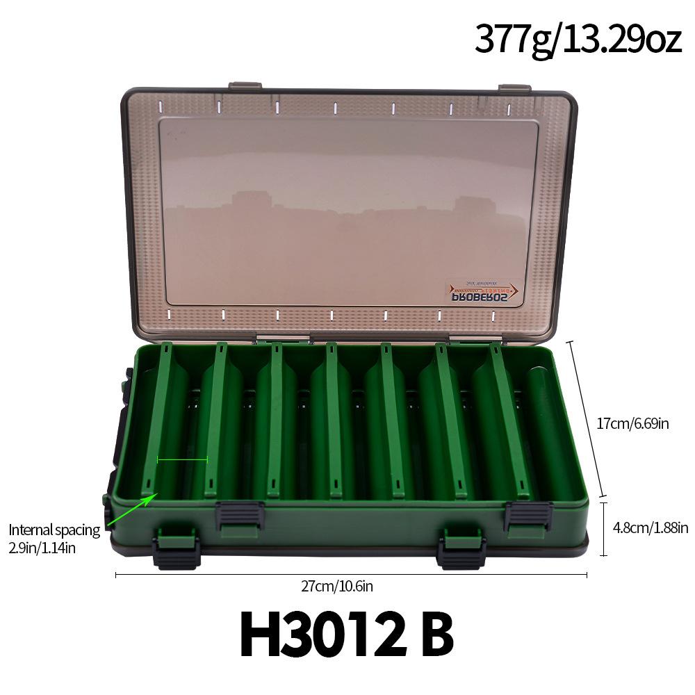 Double Lure Box Fishing Storage Box Portable Bait Fake Bait Accessory Box Mino Pencil Lure Bait Plastic Box