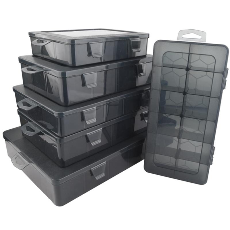 Organizador de Peças Pequenas 9/12/15/18/24 Compartimentos Organizador com Divisórias Removíveis para Ferragens Parafusos Porcas Pregos Contas