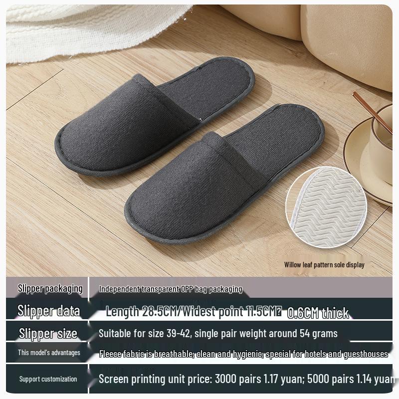 Star Hotel Disposable Non-Slip Slippers for Home & Hospitality Use