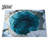 Living Room Area Bottomless Pit Mat 3D Illusion Floor Rug Optical Hole Realistic Fun Entrance