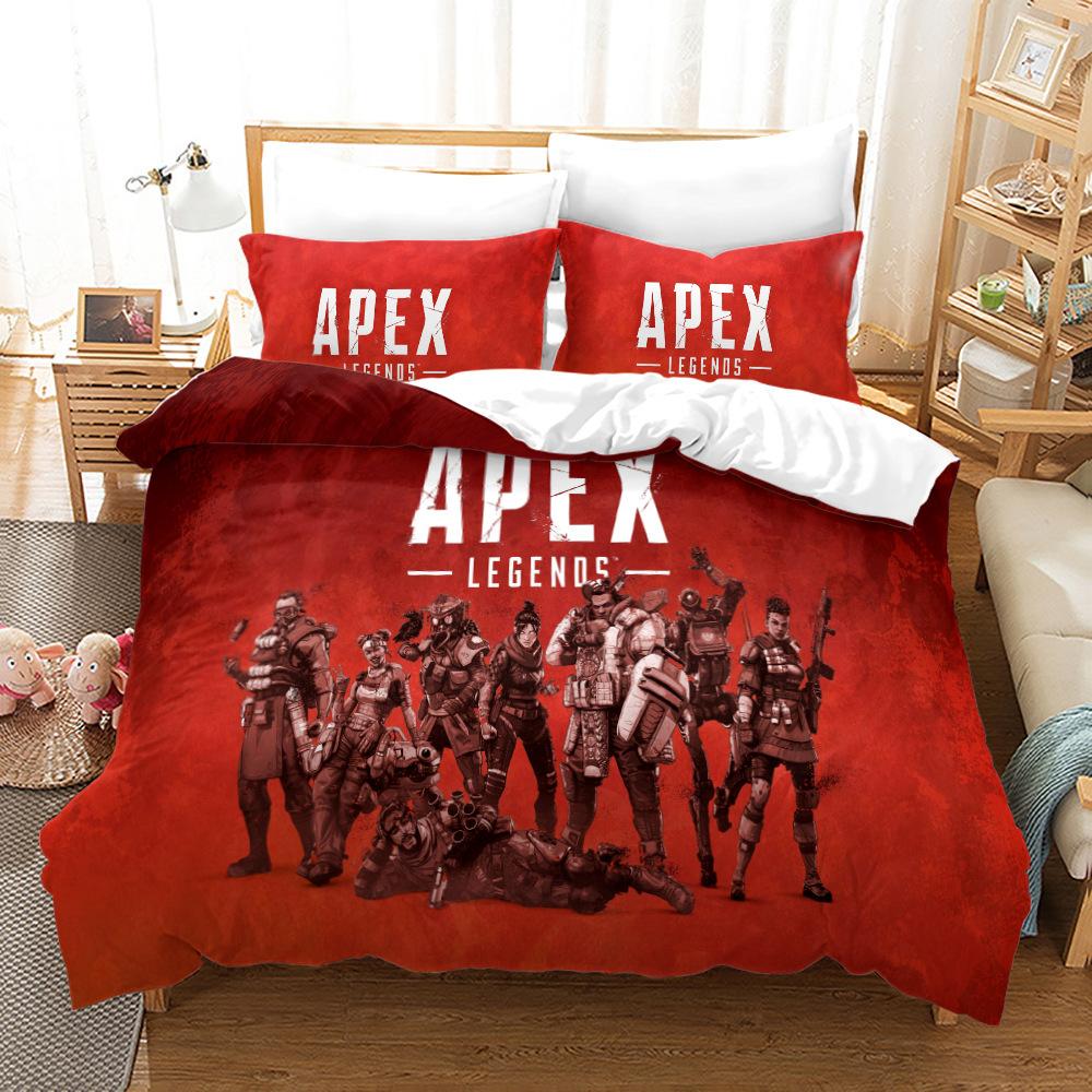 Трехкомпонентный набор 3D Европейский и Американский размер Серия Героев Apxe Пододеяльник 200*200cm