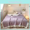 Jacquard Solid Color Thickened 70x100cm Blanket Double Sided Fluff Plush Office