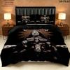 Dogma Pattern Bedding uilt Set uilt Cover Pillowcase Home Decoration Birthday Gift (1 * duvet cover + 2 * pillowcase without core)