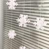 3 Meter 3 Größen Weihnachts-Schneeflocken-Dekorationen Schneeflocken-Ornamente Girlande für Zuhause Weihnachts-Feiertags-Party