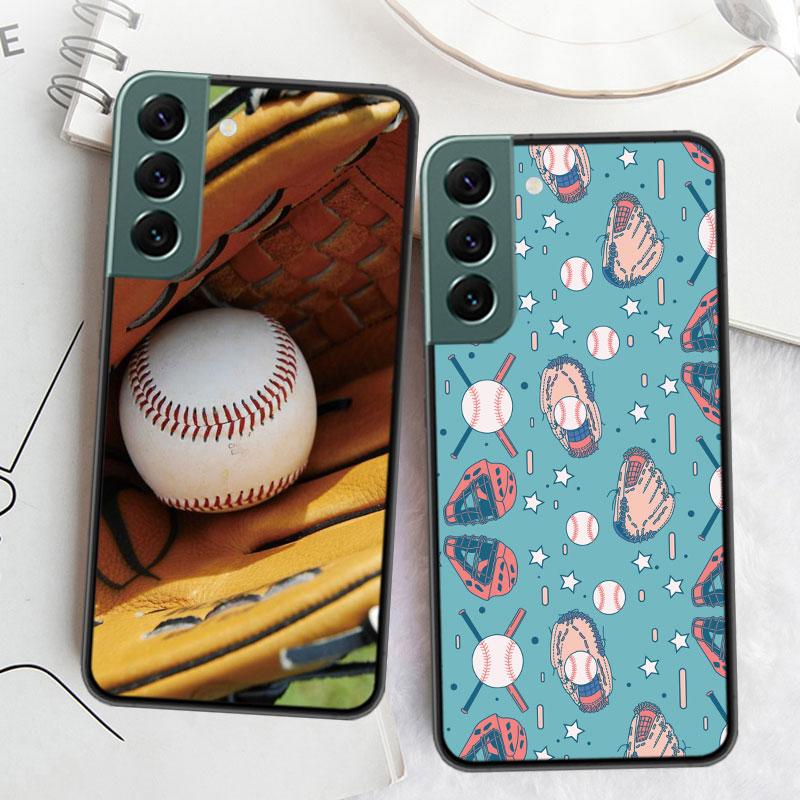 Baseball Phone Case For Galaxy A55 A35 A25 A15 A03S A04S A05S Samsung A20E A30 A40 A50 A70 A71 A51 A41 A31 A10S A21S Cover Capa