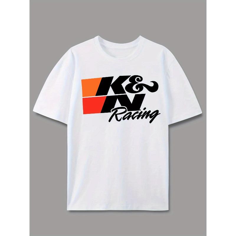 Europese maten Herentop, Casual T-shirt met korte mouwen en ronde hals, Geschikt voor Zomer en Lente, Herenkleding voor Buiten in de Zomer