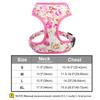 Fashion Printed Nylon Dog Harness Reflective French Bulldog Pug Harness Dog Vest For Small Medium Dogs Cats Walking Training