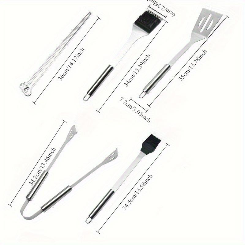 Sada nářadí na grilování z nerezové oceli Grilovací grilovací náčiní pro kuchyňské doplňky Soupravy na vaření pro venkovní kempování s nylonovým sáčkem