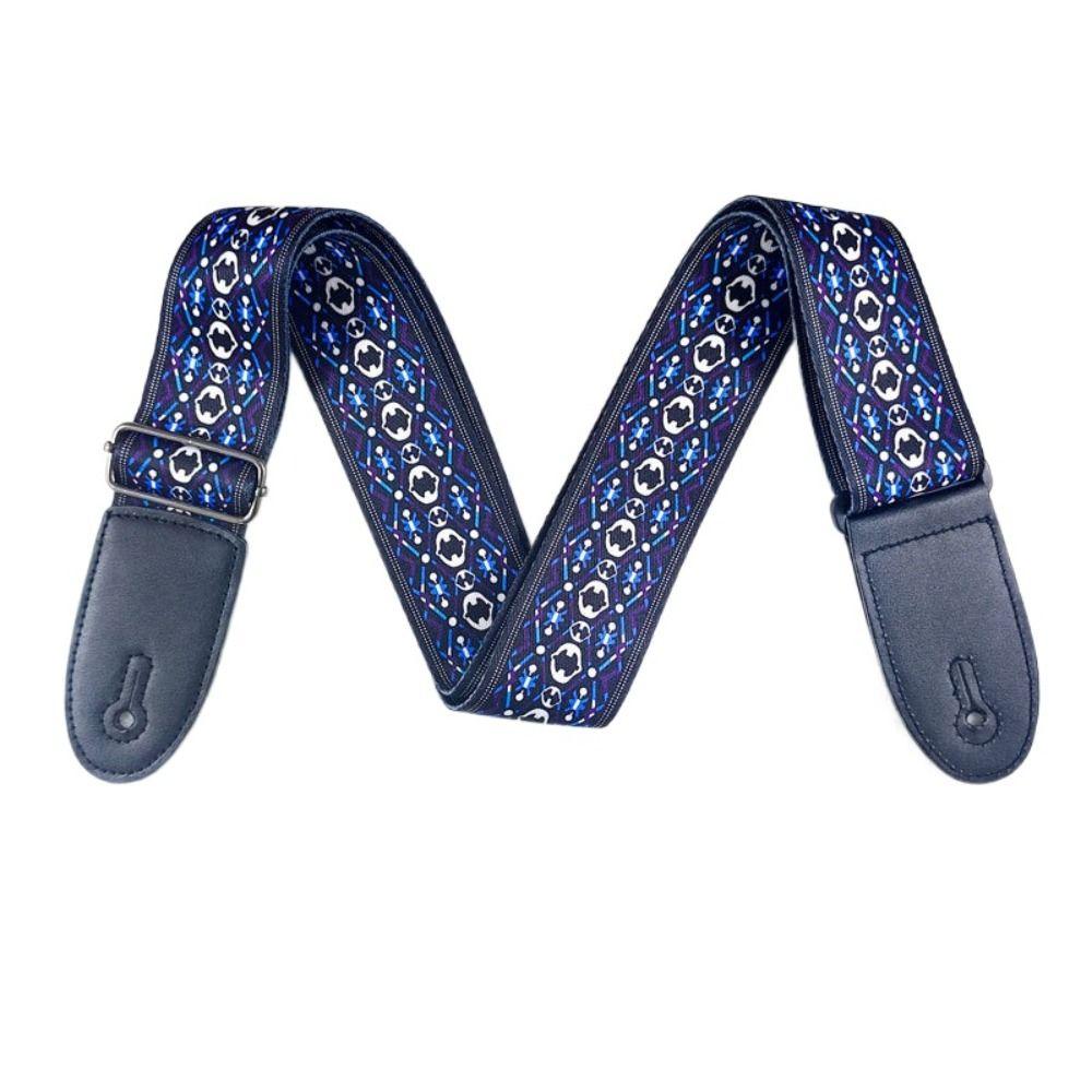 Ethnic Style Guitar Strap Adjustable Electric Guitar Belts Guitar Belts  Guitar Accessories