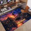 Custom Name Crystal Velvet Rug,Naruto Comfortable Anti Slip Floor Mat For Room Decoration