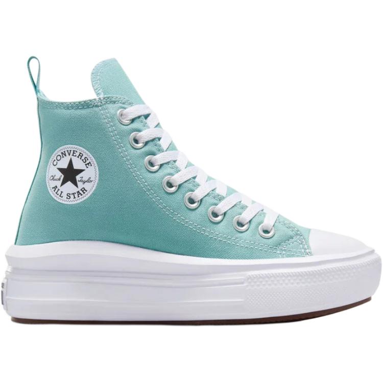 Converse Chuck Taylor All Star Move Platform High GS Vernal Pool Dětské tenisky Modrá Bílá Černá A10703C