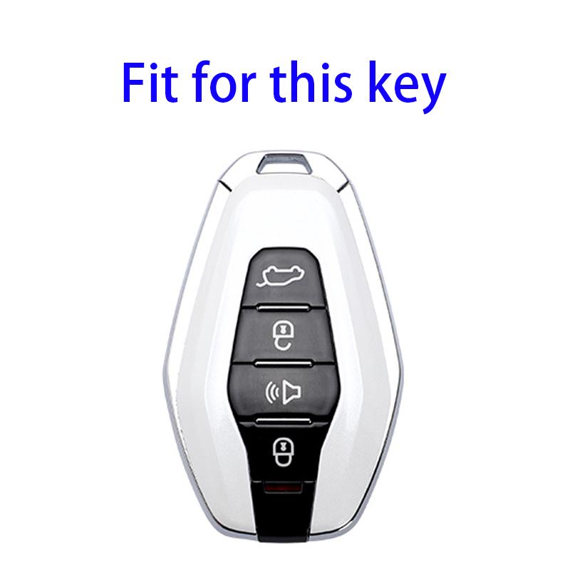 Soft TPU Car Remote Key Case Cover Shell Holder Auto For Chery Jetour X70 X90 X95 Plus Protector Accessories