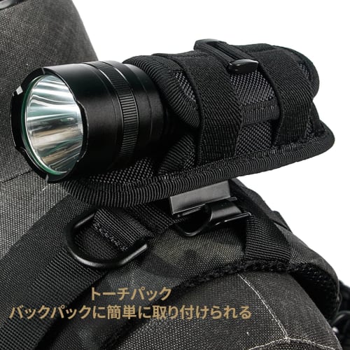 aninako Portable Flashlight Bag, Belt Pouch, Small Penlight Pouch, Outdoor Flashlight Storage Bag, Nylon Outdoor Flashlight Sleeve with Adjustable Swi