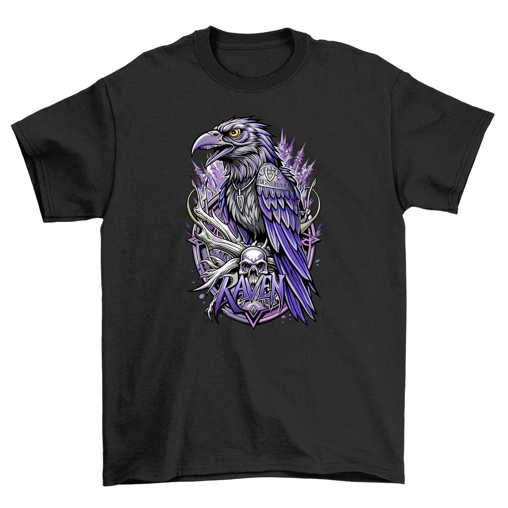 

Gothic_68 Raven Unisex T-shirt - Dark and Mysterious! Funny and Gothic Design fo L