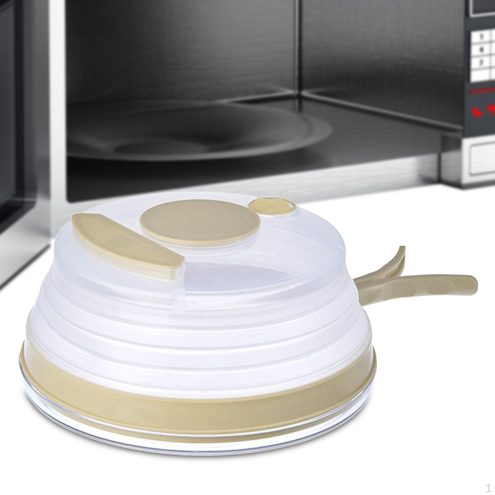 

Крышка от брызг для микроволновой печи для еды, тарелок, экономящая место, легко моющаяся, с ручкой