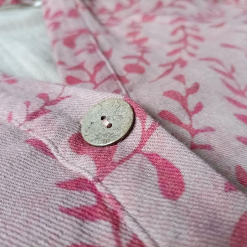Johnature Cappotto da donna in stile vintage con scollo a V largo e maniche lunghe, in stampa casual invernale, retrò