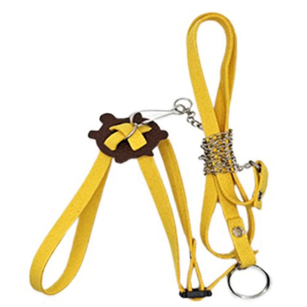 

Creative Pet Walking Harness Soft Strap Tortoise Chest Strap Pet Turtle Harness for Mouse Hamster S