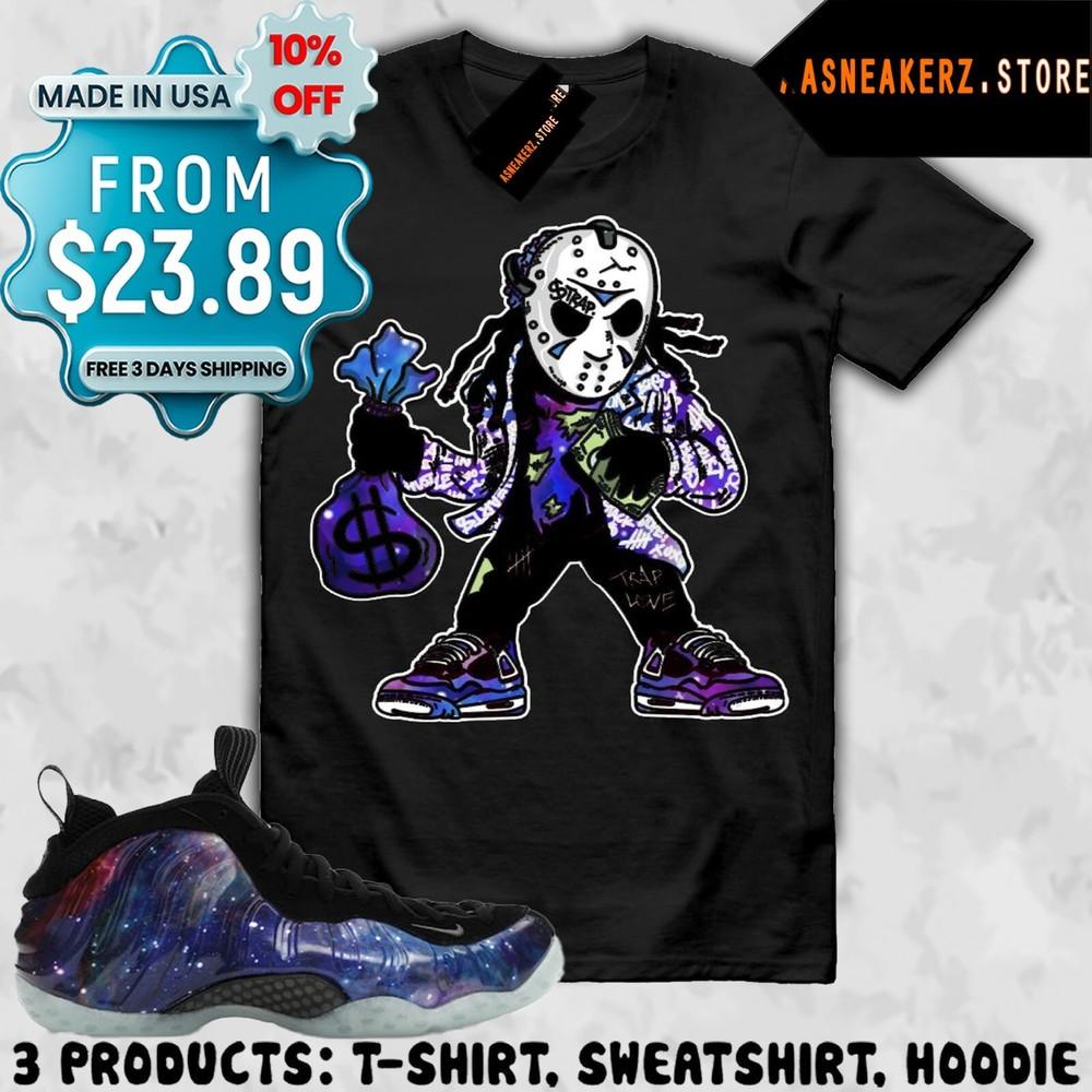 Shirt Matching Foamposite One Galaxy 2025 To Match Sneaker Jason Friday the 13th Unisex T-Shirt M