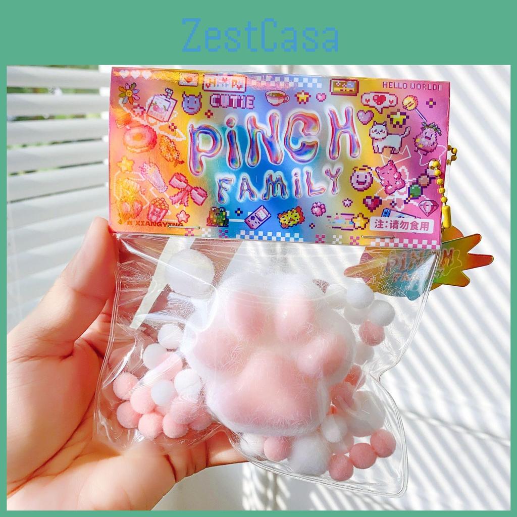 Adorable Plush Cat Paw Squishy Toy For Stress Relief And Fun Playtime Activities