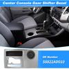 No.58822AD010 Center Console Gear Shifter Bezel Shift Panel Cover Cup Holder for Toyota Tacoma 2005-2015 Silver Tone Interior Trim