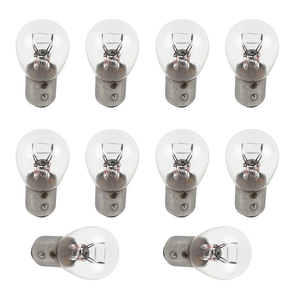 10pcs 6V 5/21W 1154 Light Bulb Motorcycle Brake Lights Taillight Bulbs for Yamaha TT AT CT DT JT IT MX 100 125 175 200 250 350