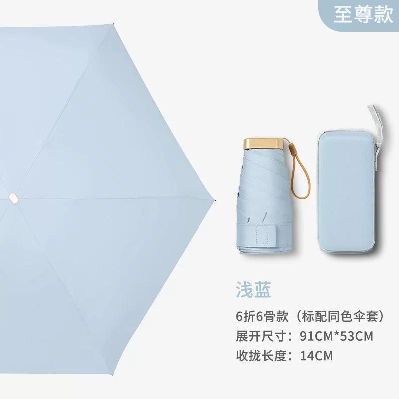 Dual-Use Umbrella for Women, Sun Protection, Uv Protection, Pocket Umbrella, 40% off Flat Sun Umbrellas, Compact Sunshade Umbrella