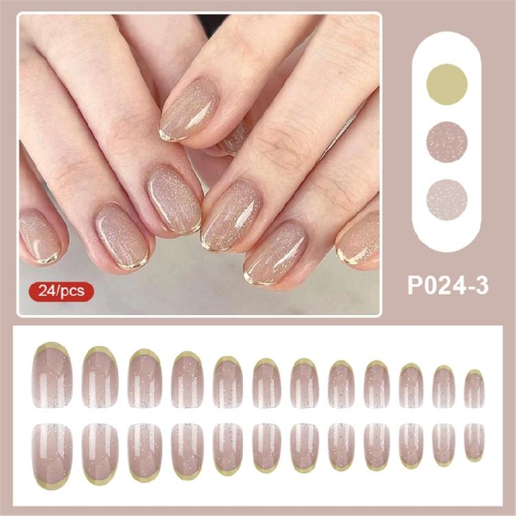 Square Nails Detachable Press On Nails French Artificial Nails False Nails