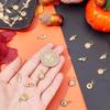 PH PandaHall Evil Eye Charm, 20pcs 2 Styles Real 18K Gold Plated Heart/Sun Cubic Zirconia Evil Eye Pendants Halloween Charms with Jump Ring for DIY