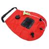 20L Folding Solar Heated Shower Bath Bags with Hose Shower Head Faucet for Camping Hiking