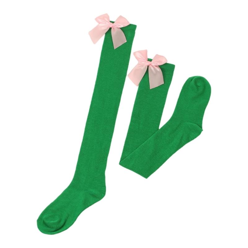 Cute Bow Boot Sock Leg Warmer High Sock for Daily Wear Cosplay Thigh High Sock Over the Knee High Boot Stocking Leg Warm