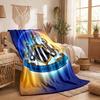 Coperta in Flanella con Stampa del Newcastle United Calcio Morbida Calda Coperta da Divano Letto per Casa Ufficio Camera da Letto
