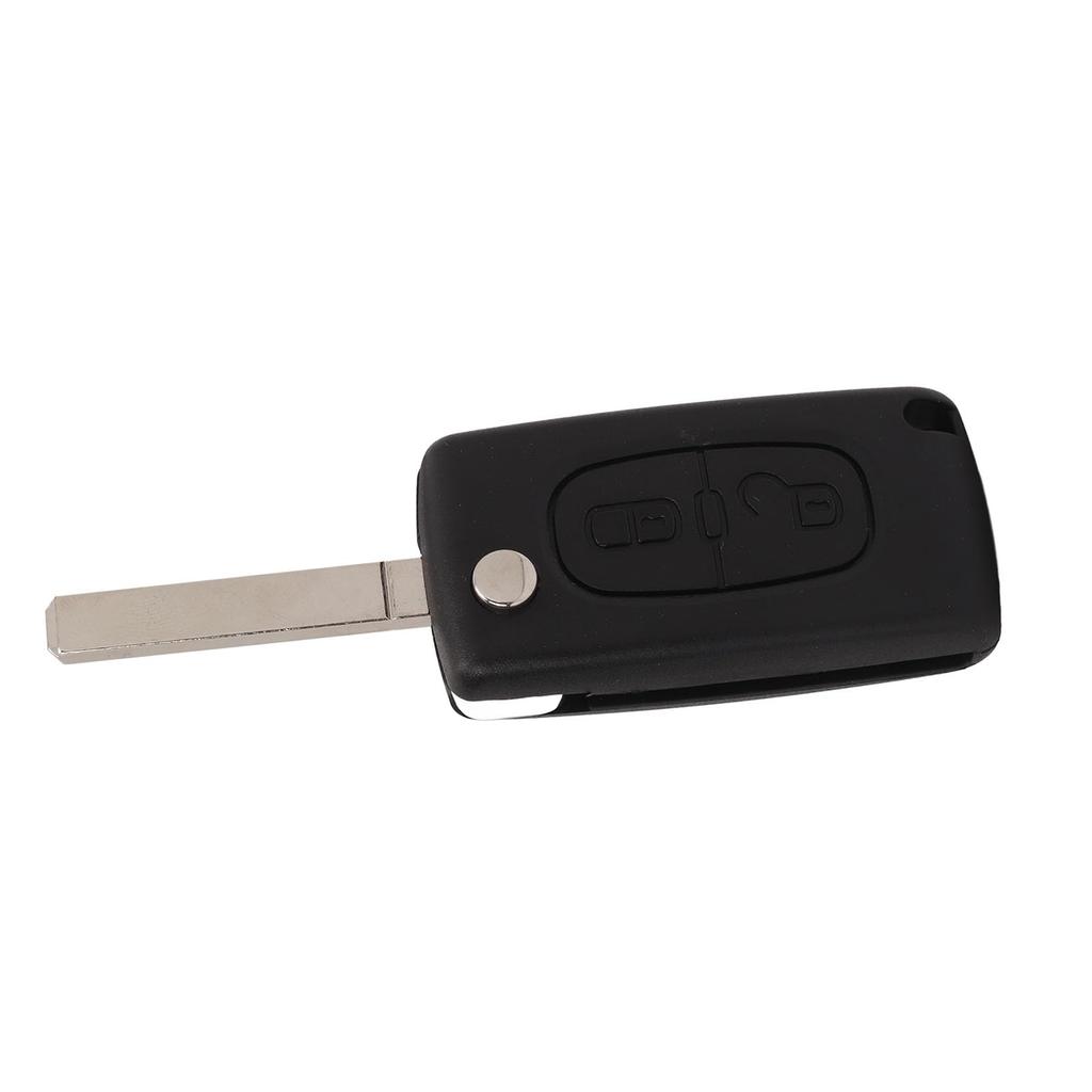 Flip Remote Key Case 2 Buttons - Fits Peugeot 107 207 307 307cc 308
