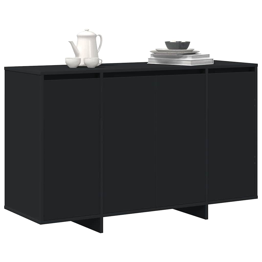 Sideboard in Black 120 x 41 x 75 cm Engineered Wood