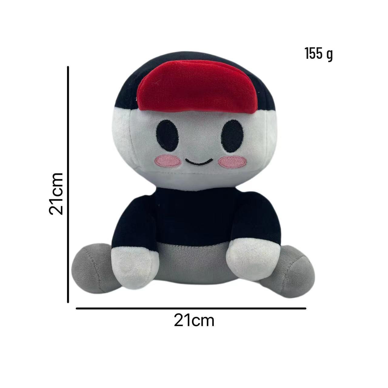 

Blox Buddies Plush Toy Game Character Girl with Bun Hairstyle 193g