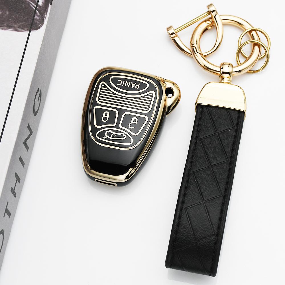 Car Key Case Cover For Dodge Charger Commander Grand Cherokee Jeep Chrysler 300C Avenger Sebring Chrysler 200 Aspen Shell Fob