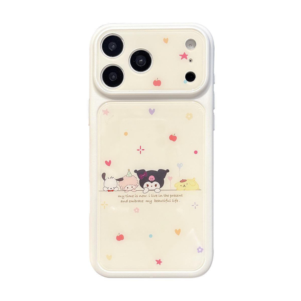 

Heart Cat Apple Compatible Phone Case: 17 Pro Max, 16 Pro, 15 Pro Max, 14 Pro - High-End, Anti-Fall Protection Apple 15 Pro