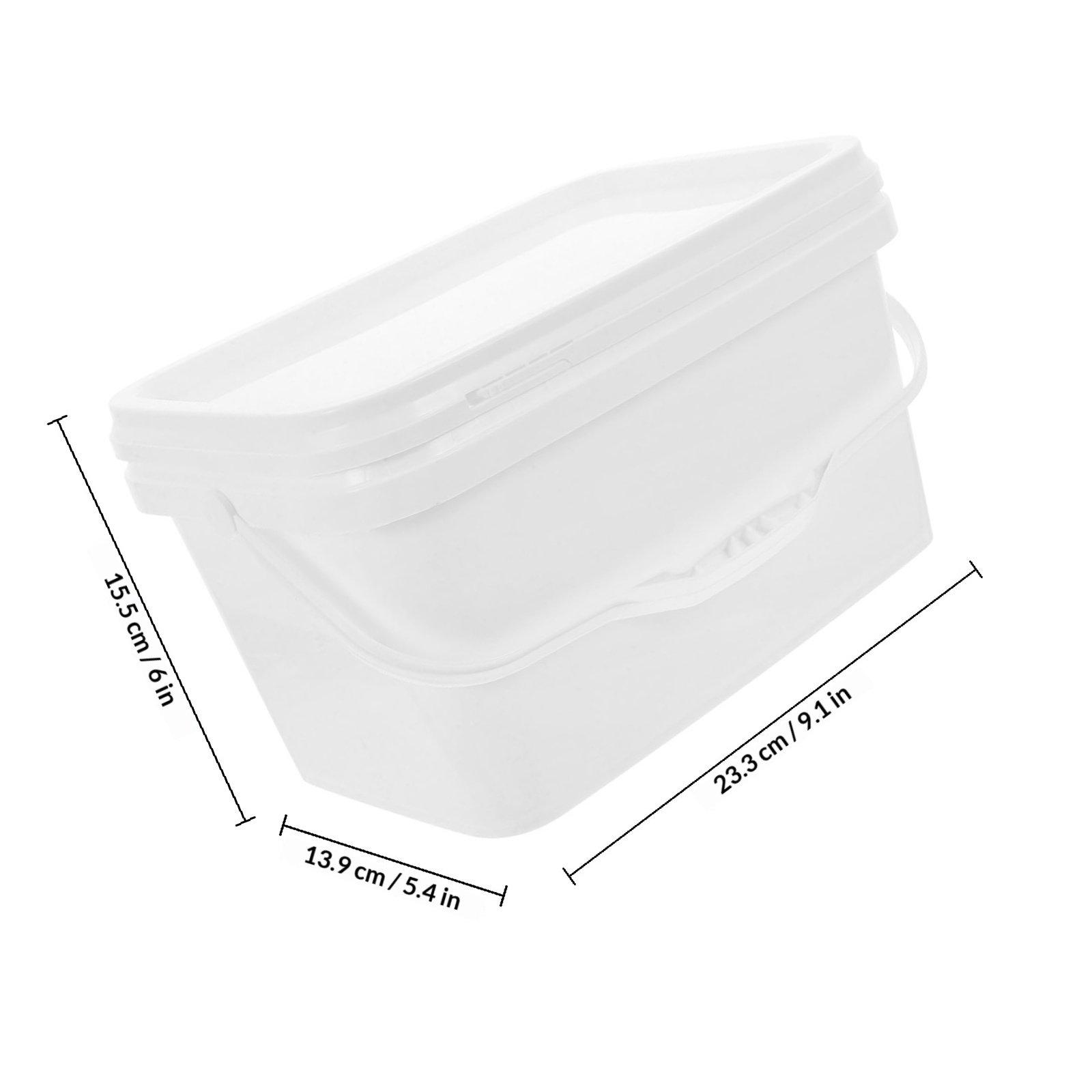 

Paint Bucket With Lid Plastic Paint Storage Bucket For Art Painting Color Mixing Multipurpose Hand-Held Pigment Container