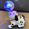 Kids Toys Top Ball Puppy Electric Toys Children's Universal Rotating Light Music Projection Dancing Children's Toys