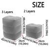 Easy Press Inflation-Airplane Footrest Self Inflatable Inflatable Foot Rest  Outdoor Chair