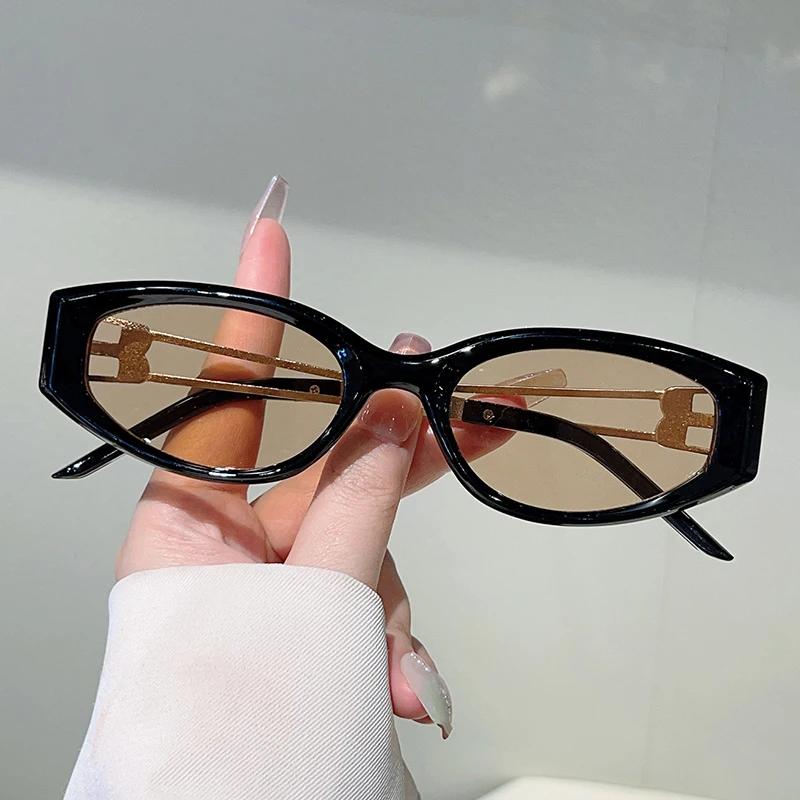 Oval Sunglasses Women  New Fashion Vintage Outdoor Decor Shades Ladies Trendy Luxury Brand Design Casual Sun Glasses