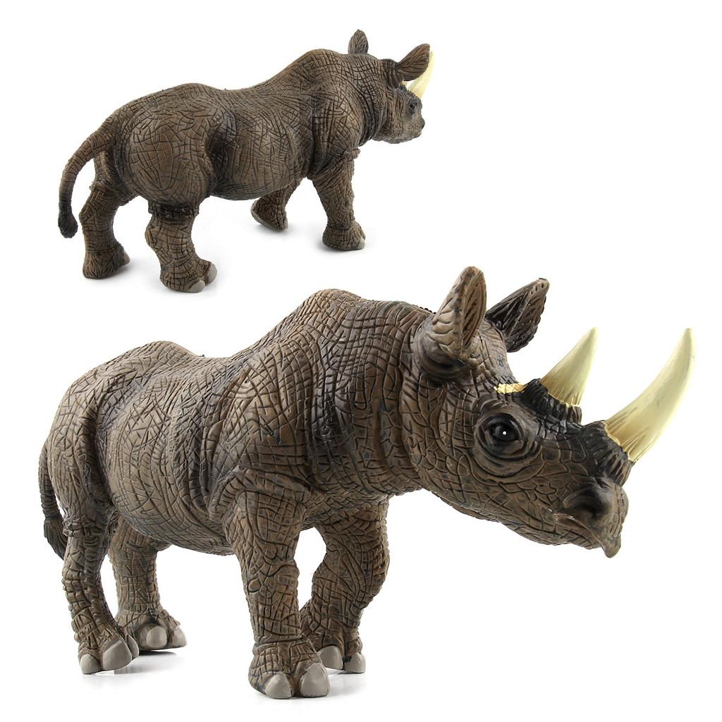 Detailed And Durable Rhino Figurine Made Of Pvc Perfect For Gifts And Display