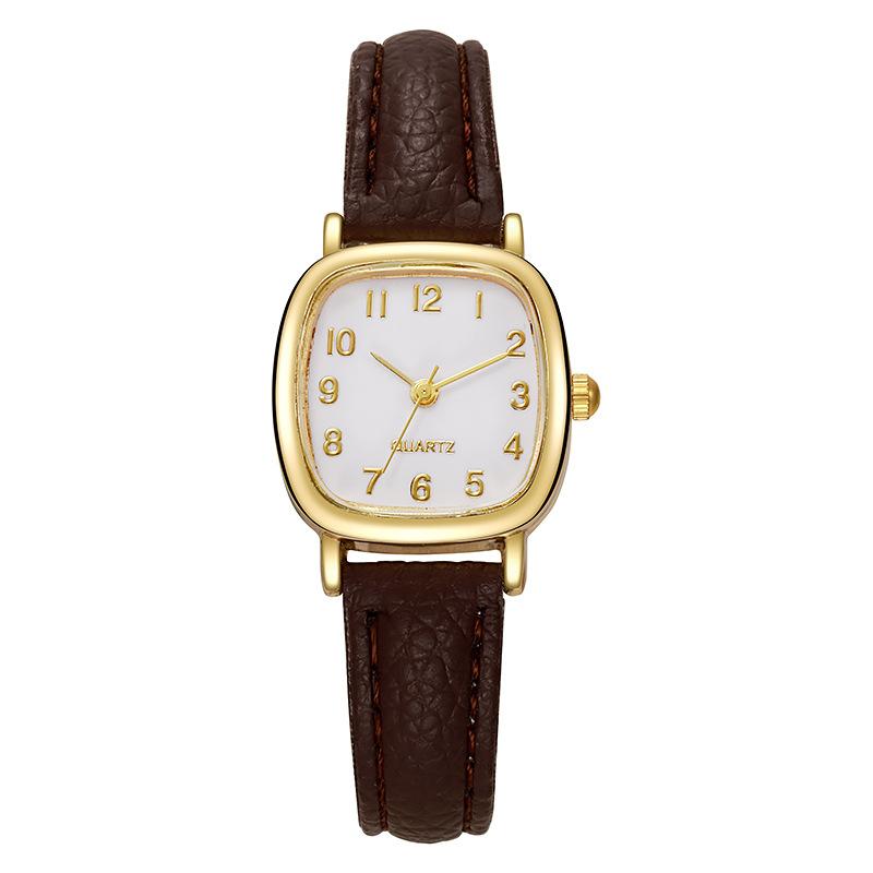 New Square Minimalist Women Small Dial Student Fashion Watches Vintage Luxury Belt Business Quartz Wristwatch Relogio Feminino