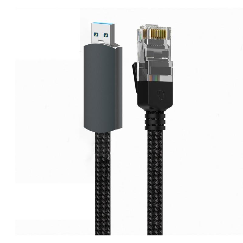 Aluminum Shell Gigabit Ethernet Converters Cable With USB3.0 Interfaces 1000Mbps Wire Networking Adapters Plugs And Play