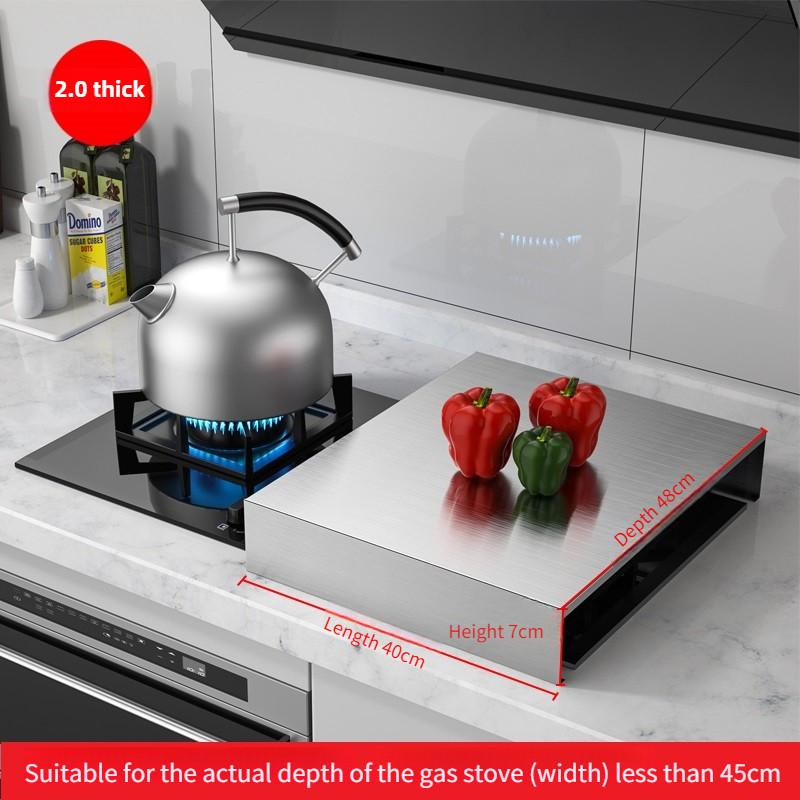 Base Kitchen Induction Cooker Shelf 304 Stainless Steel Gas Stove Cover Household Burner Cover Bracket