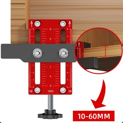 1PC Kastdeur Montagehulp, met Steunarm&Klem, Gereedschap met Behuizing van Aluminiumlegering voor het Installeren van Kasten met Frontpaneel of Frameloos
