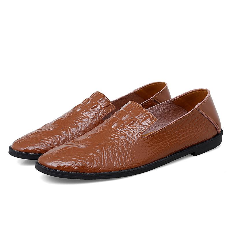 

Мужские мокасины, модная обувь Boat Footwear, мужские брендовые кожаные мокасины, мужская обувь, удобная повседневная обувь без застежек, легкая 36 коричневый