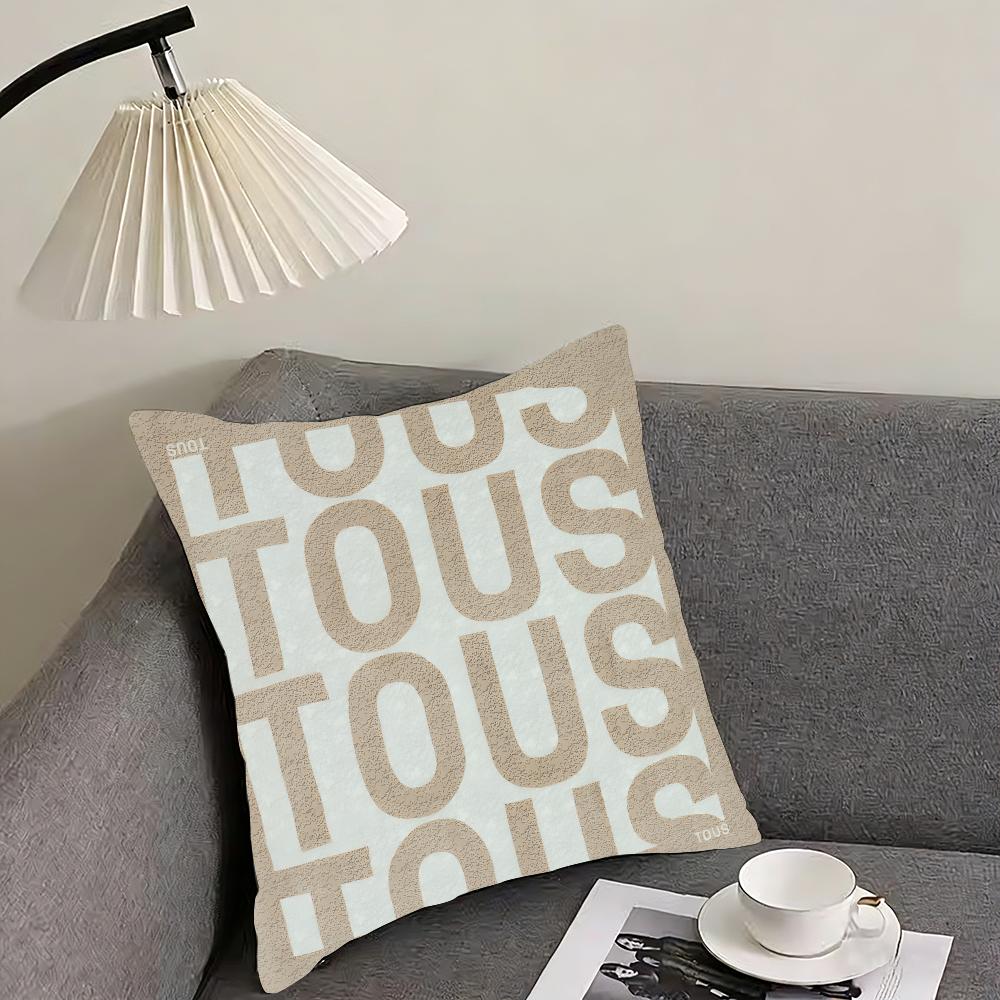 TTous Marken Kissenbezug Ultraweiches Hautfreundliches Gewebe Wolkenartiger Komfort Verdeckter Reißverschluss