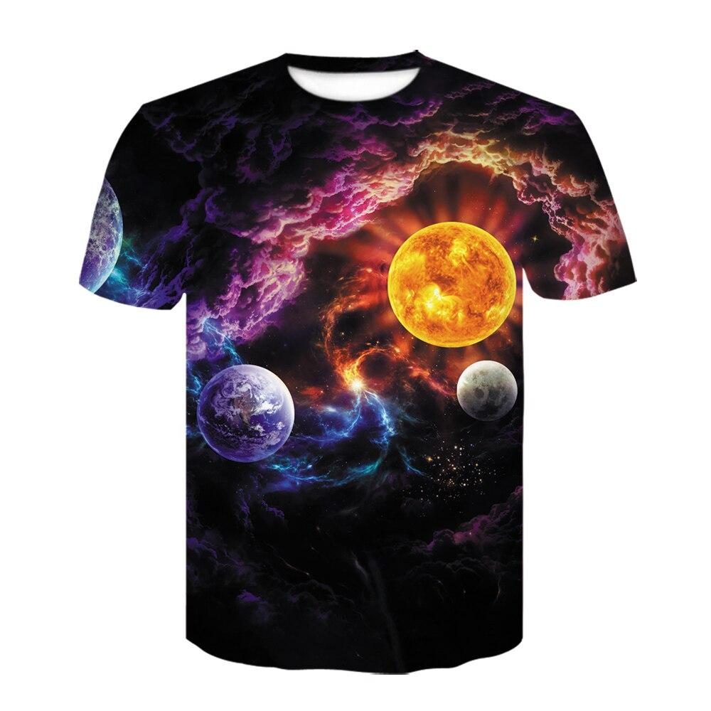 PARTY DRESS Grappige T-shirts Psychedelische T-shirt Mannen vrouwen Paddestoel Anime t-shirt Geometrische T-shirts 3D Print XXL