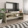 Moderne Minimalismus TV-Konsole, Wohnzimmer Sideboard, Multifunktionale Aufbewahrungseinheit, 100x40x40cm
