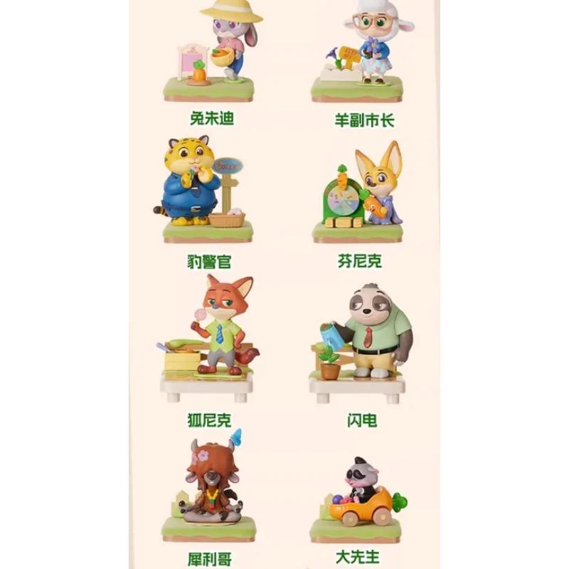 MINISO Disney Zootopia Seria Grădina de Toamnă Jucării Cutie Surpriză Kawaii Anime Figurină de Acțiune Cutie Caja Surpriză Cutie Misterioasă Păpuși Fată